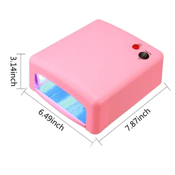 

Nail Lamp for Manicure36W Nail Dryer Machine UV Lamp For Curing UV Gel Nail Polish & 4 pcs 9W Bulb 110V 220V RU SHIPPING