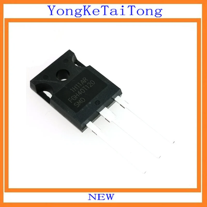 

2PCS 10PCS/LOT FGH40T120SMD FGH40T120 40T120 IGBT 1200V 40A TO247-3
