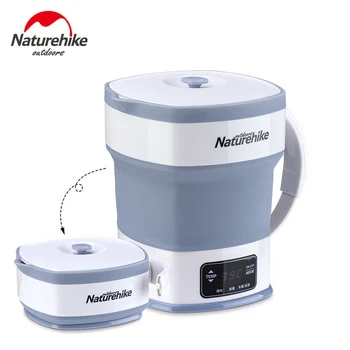 

Naturehike Kettle Camping Bottle Portable Folding Silica Gel Thermal Insulation Kettle Heating Water Kettels Travel Camping