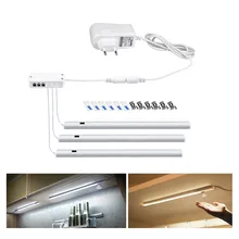 Ручной развертки светодиодный светильник под шкаф светильник ручной датчик движения светодиодный кухонный бар светильник шкаф для спальни ночник