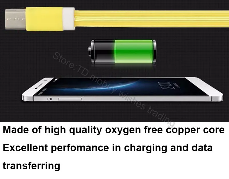 1 м/1 метр светодиодный плоский USB Type C кабель для быстрой зарядки Cabel HTC 10/Ulefone future/Zopo