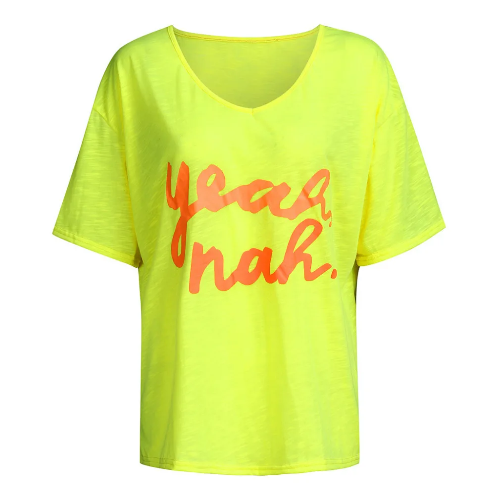2019 women's casual letter print tops and blouses summer sexy short-sleeved beach top summer blouses et chemisiers femme 40J12 (12)