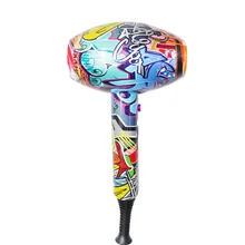 ITAS1273 Graffiti High Power Hair Salon Professional Hair Dryer Anion Household Barber Shop Hammer Blower 2400W Free Shipping 2018 top sale kemei km 8213 high power household anion hair dryer black european regulations plug 1200 w 1599 w rated power