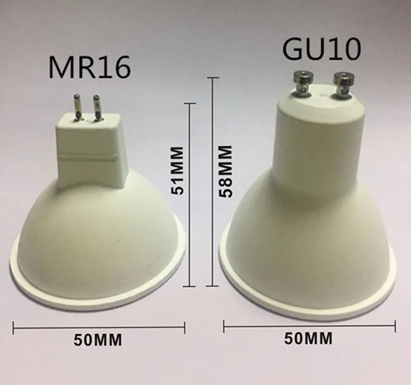 1 шт. 6 Вт УДАРА прожектор GU10 MR16(GU5.3) затемнения свет 600LM декоративные Теплый Холодный белый Ampoul лампада для дома Ceilling