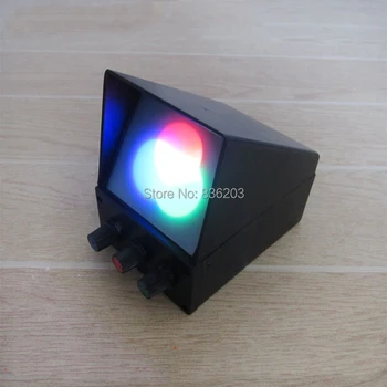 

Three synthetic experimental device for demonstrating device of optical physics experiment of light source color