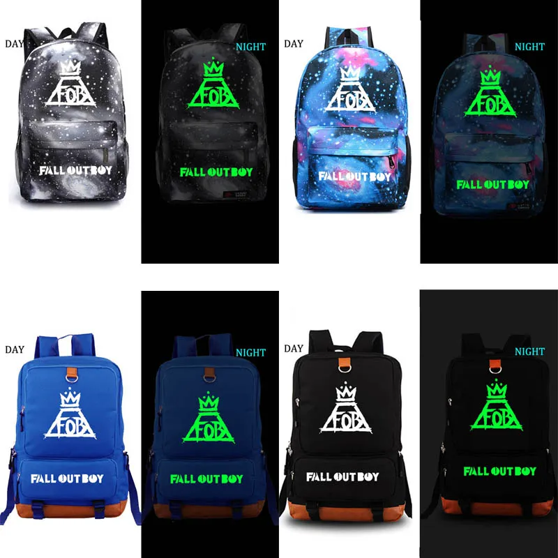 

Fall Out Boy backpack student school bag Notebook backpack Leisure Daily backpack traveling backpack
