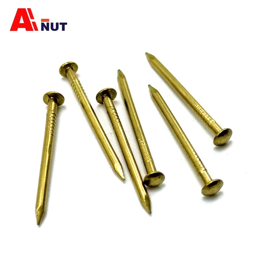 M3 Brass nail , barss hardware accessories nails , DIY anti rust 3mm