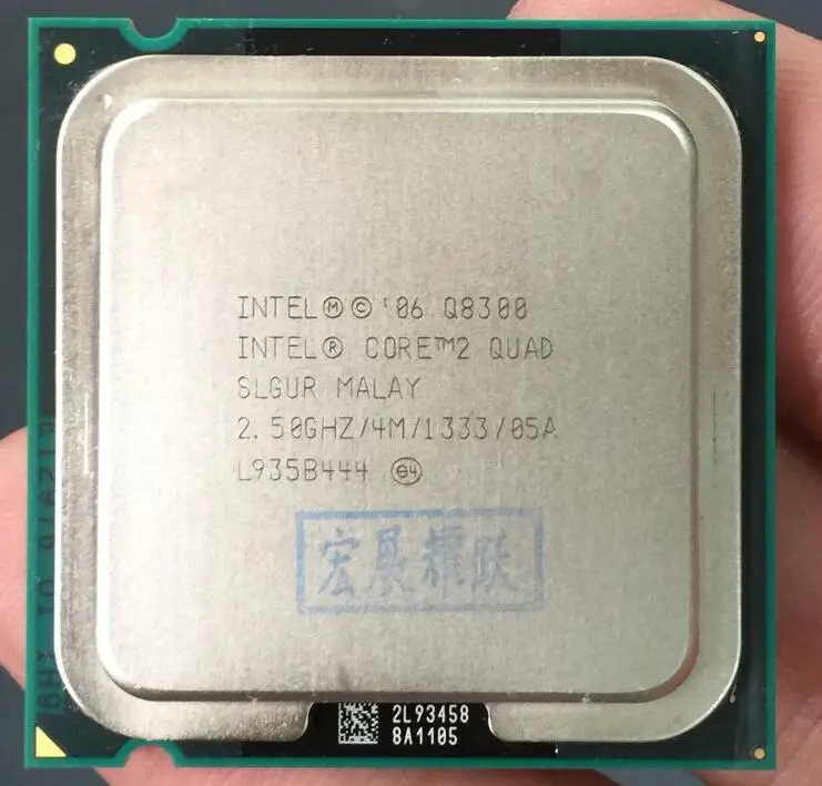 جهاز كمبيوتر شخصي إنتل Core2 رباعية المعالج Q8300 (4 M مخبأ ، 2.50 GHz ، 1333 MHz FSB) LGA775 سطح المكتب وحدة المعالجة المركزية جهاز كمبيوتر شخصي إنتل Core2 رباعية المعالج Q8300 (4 M مخبأ ، 2.50 GHz ، 1333 MHz FSB) LGA775 سطح المكتب وحدة المعالجة المركزية
