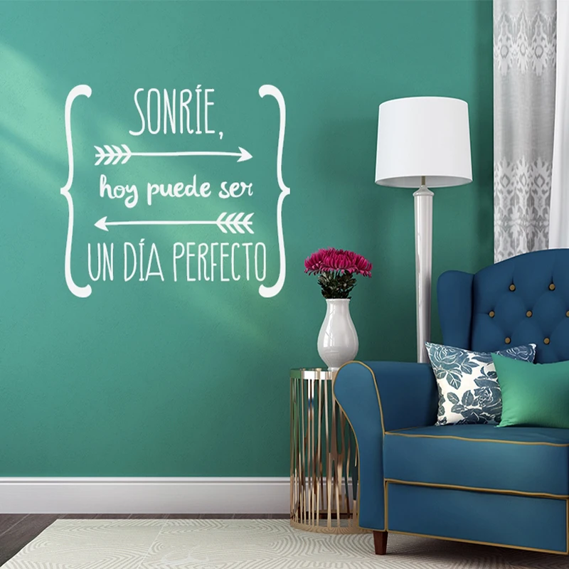

Wall stickers Spanish quotes vinyl wall decal poster wall artist decoration stickers murals children room decoration DW0661