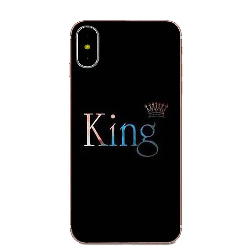 King Queen 01 Бренд пара ТПУ популярная горячая для LG G2 G3 G4 G5 G6 G7 K4 K7 K8 K10 K12 K40 Mini Plus Stylus ThinQ