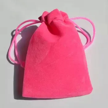 

Velvet Drawstring Pouches Gift Bags 10*12CM Fashion ring necklace gift bags multi-colored velvet bag jewelry box wholesale