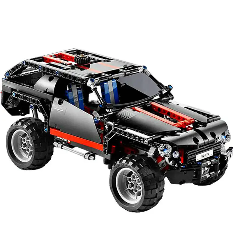 

DECOOL 3341 Transport Cruiser SUV 589pcs Racing Car Model Building Block Sets Educational DIY Bricks Toys DIY Free Shipping