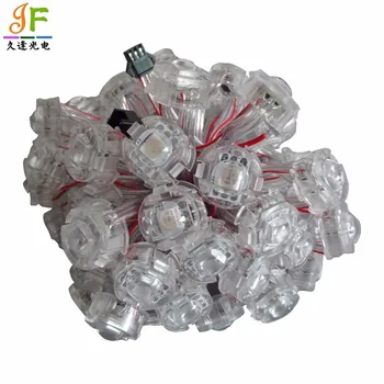 

200pcs 5050 RGB SMD1 LED 20mm WS2811 D20C Pixel LED Module Light in silicon coating DC5V input RGB full color led pixel IP65