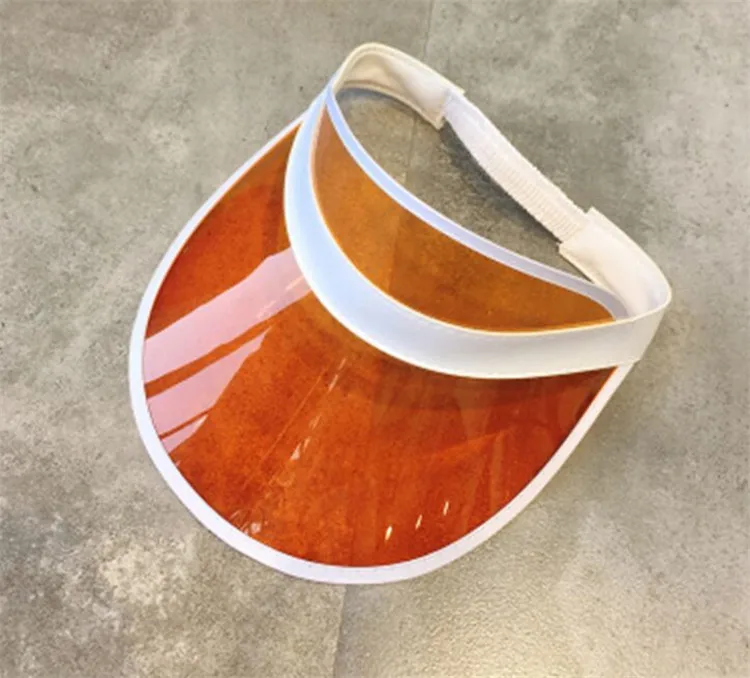 PVC Transparente Plástico Chapéus Multicolor Chapéu de