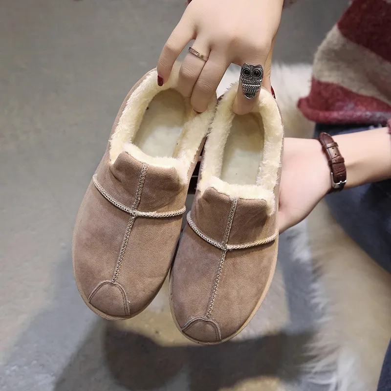 

LAKESHI 2018 New Women Snow Boots Fur Keep Warm Ankle Boots For Women Short Boots Women's Winter Boots Women Shoes 4 Color