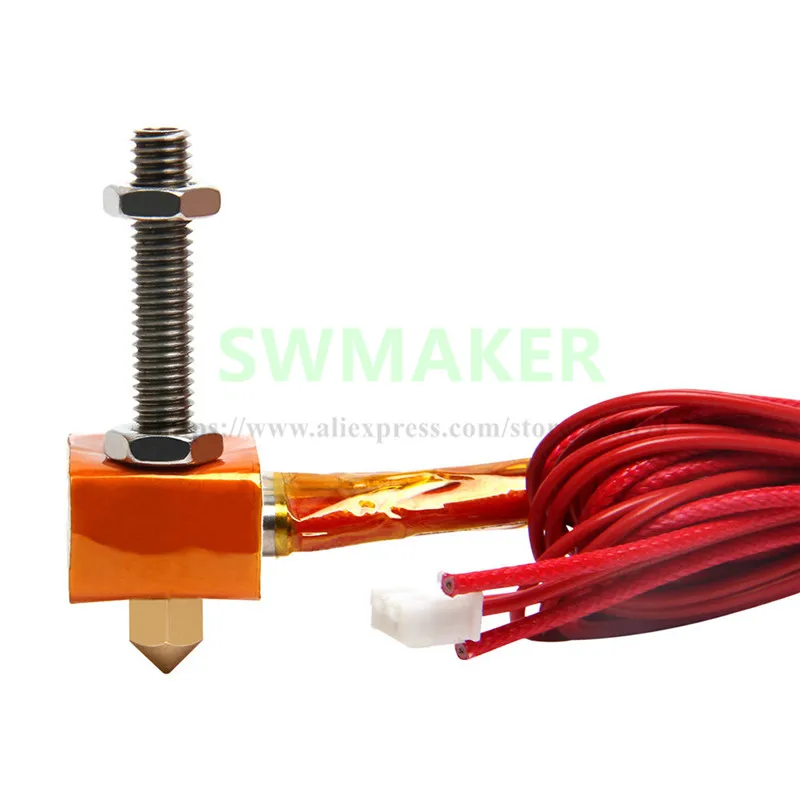 Geeetech Updated 3D Printer Spare Part 12V 40W Hotend Kit for MK8 Extruder DIY 