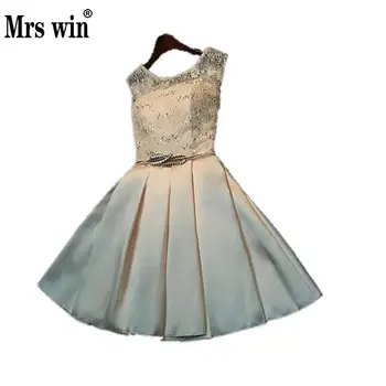 

Silver Pink Short Sexy Bridesmaids Dresses for Wedding Party Ceremony with Metal Leaf Sash Lace Up Custom Vestiti Damigella
