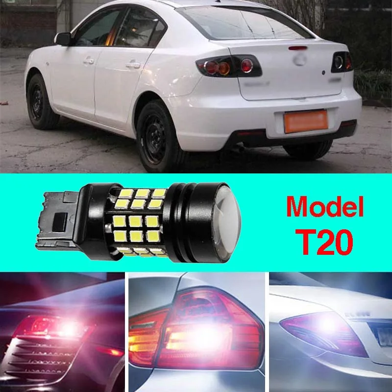 

Ownsun Error Free T20 Socket 360 Degrees Projector Lens LED Backup Reverse light R5 Chips Replacement Bulb For Mazda3 Mazda 3