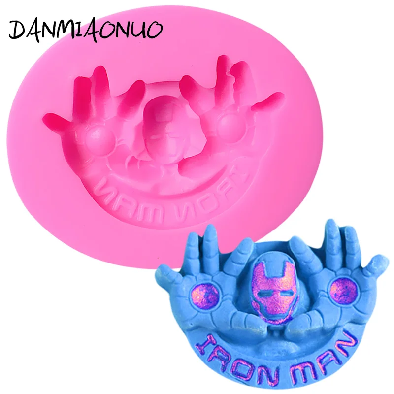 

Cartoon Iron Man Silikon Mold Jelly Pudding Silicone Cupcake Mold Silicone Lace Mat Decorations For Cakes Silicone Form For Soap