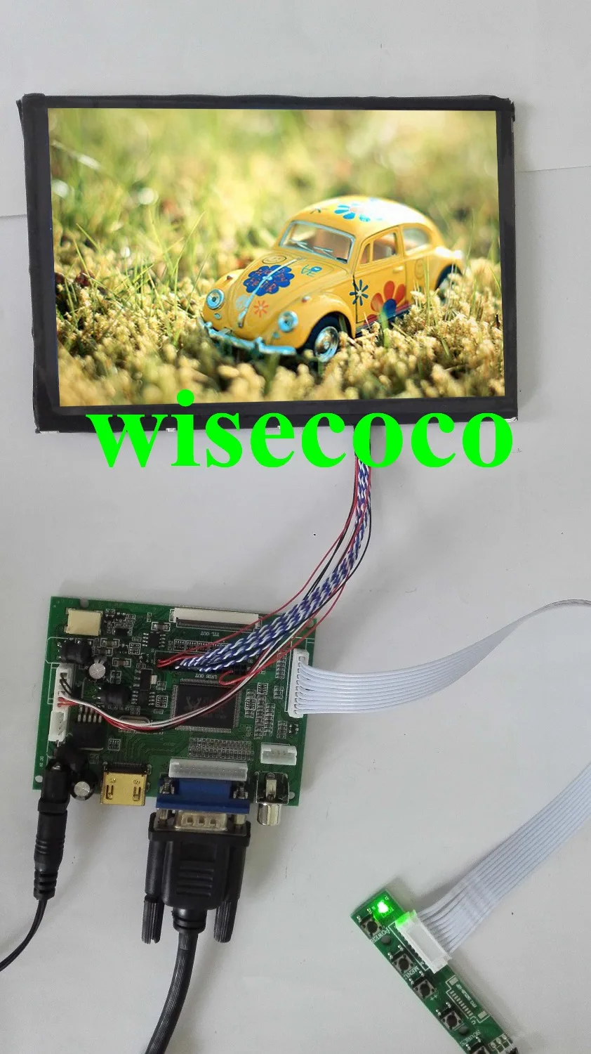 

100% Tested NEW 7 inch IPS 1280x800 HDMI 2AV VGA LCD Screen Panel Display Module FOR DIY