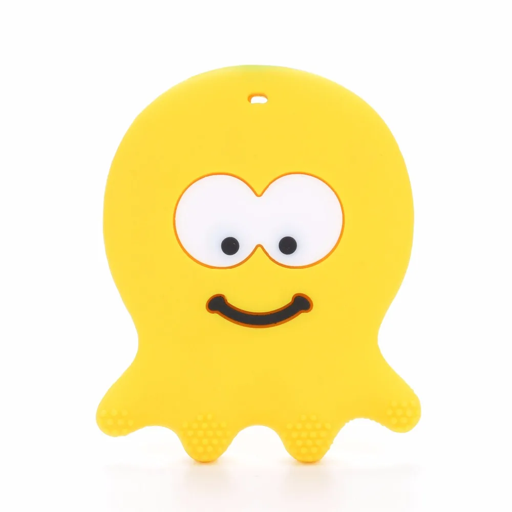 Силиконовый Прорезыватель для зубов в виде осьминога 1 шт.|teether toys|baby teethingpendant teether