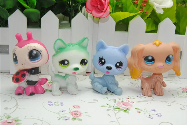 5 шт./компл. LPS Pet Shop мини Домашние животные игрушки кошки собаки экшн Фигурки canina