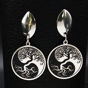 

2020 New Fashion Stainless Steel Stud Earings for Women Silver Color Flower MAMA Earrings Jewelry Gift pendientes mujer E612663