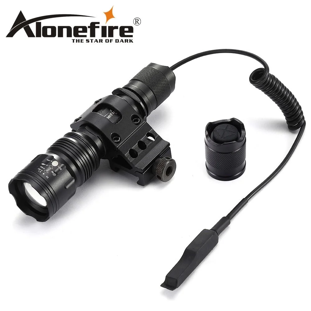 AloneFire TK104 CREE L2 светодиодный тактический фонарь, фонарь светодиодный, фонарь для охоты, кемпинга, фонарь с батареей 18650