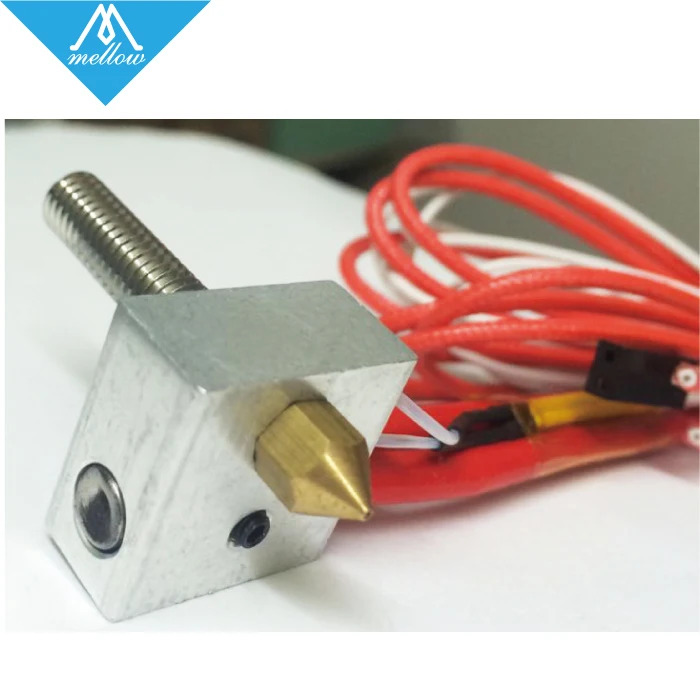 

HOT!3D printer MK8 Extruder hot end kit 12V/24V 0.4mm nozzle heating MK8 Extruder hotend DIY Accessories KIT025