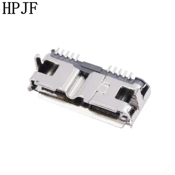

5pcs/lot Micro USB 3.0 B Type SMT Female Socket Connector for Hard Disk Drives Data Interface