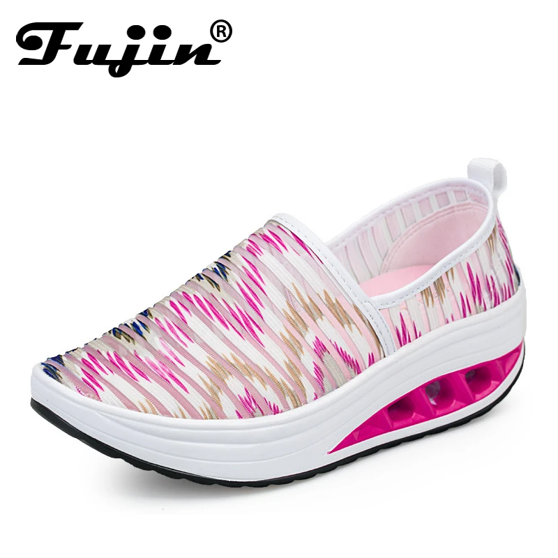 

Fujin Women Ballet Flats Shoes Mesh Slip on ladies Shallow Moccasins Casual Shoes Female Summer Loafer Shoes Women