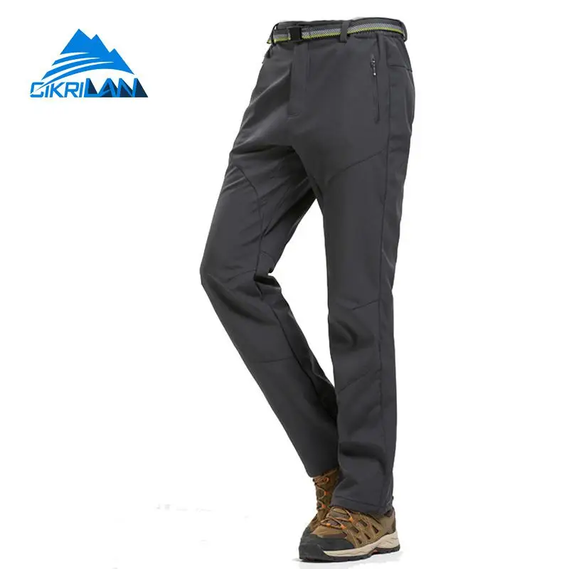 Invierno hombres resistente al agua Trekking Camping pantalones Softshell deportes al aire libre escalada senderismo pantalones hombres cálidos Pantalon Hombre Invierno hombres resistente al agua Trekking Camping pantalones Softshell deportes al aire libre escalada senderismo pantalones hombres cálidos Pantalon Hombre
