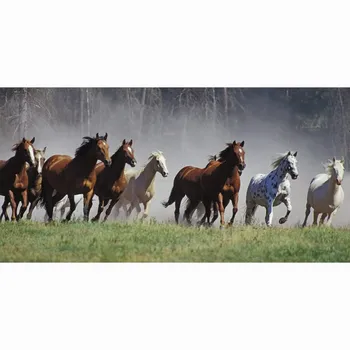 

Bamboo Fiber Bath Towels For Adults 140x70cm Drying Washcloth Running Horse Print Beach Towels Home Textile Bathroom Gift