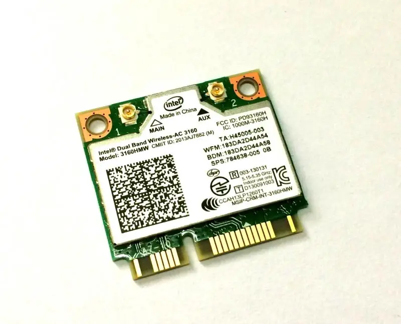 Notebook Computer Network Cards 3160HMW Wifi Bluetooth 4.0 Dual Band