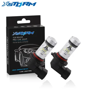 

2Pcs 9005 HB3 LED Bulb High Bright Fog Lights DRL Driving Daytime Running Light Lamp 1250LM 12V - 24V Auto 6000K White