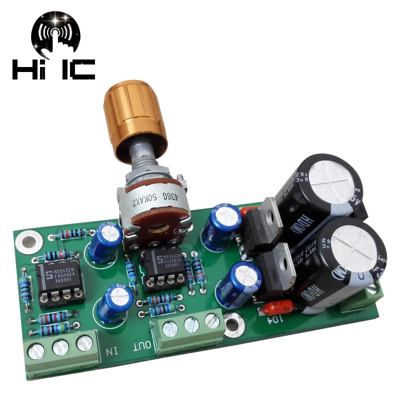 TL082 OP AMP HIFI Preamplifier Preamp Board Signal Amplification Music