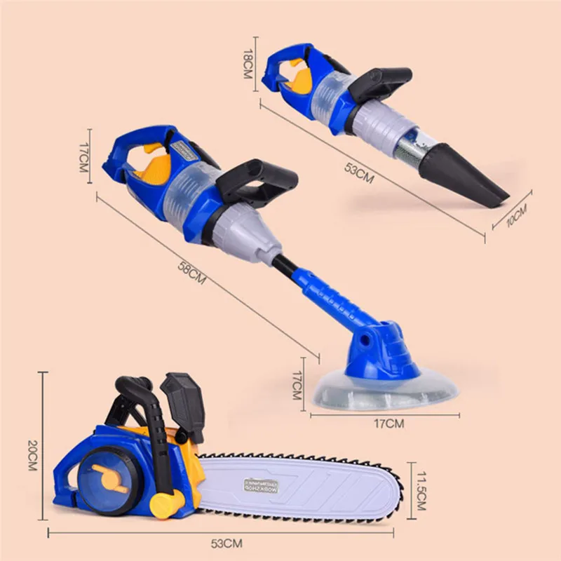 Детская игрушка для моделирования, электрический пылесос, бензопила, сорняк, детские игрушки для дома