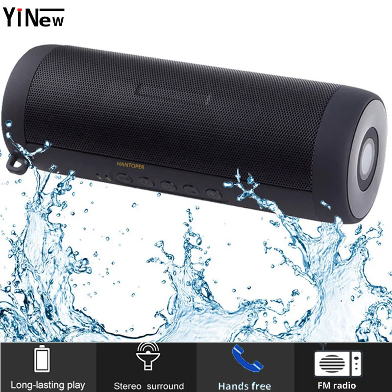 

Music Column FM radio Bluetooth Speaker Waterproof Portable Subwoofer Wireless Outdoor led boom box computer2.1 mp3USB audio bar