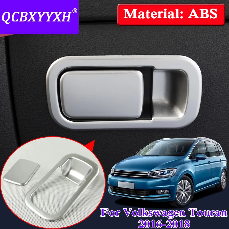 QCBXYYXH ABS 2 шт./партия Автомобильная крышка бардачка с блестками для Volkswagen Touran- автомобильный Стайлинг Внутренние Рамки украшения