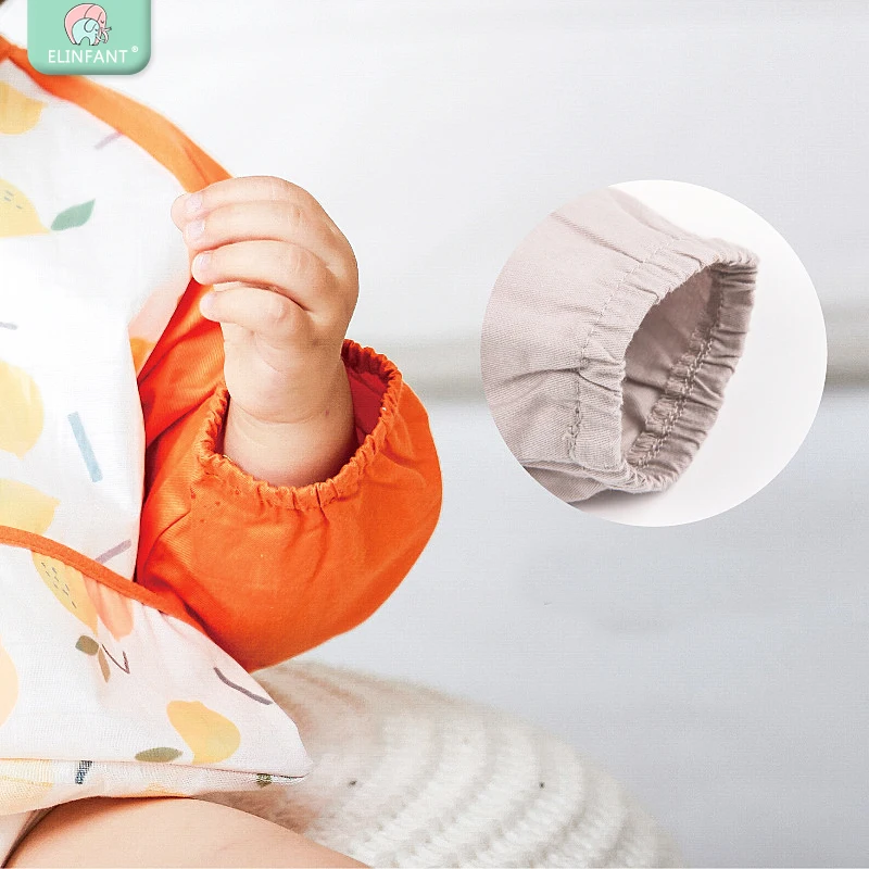 Elinfant/детские нагрудники с рисунком из мультфильма Водонепроницаемый фартук