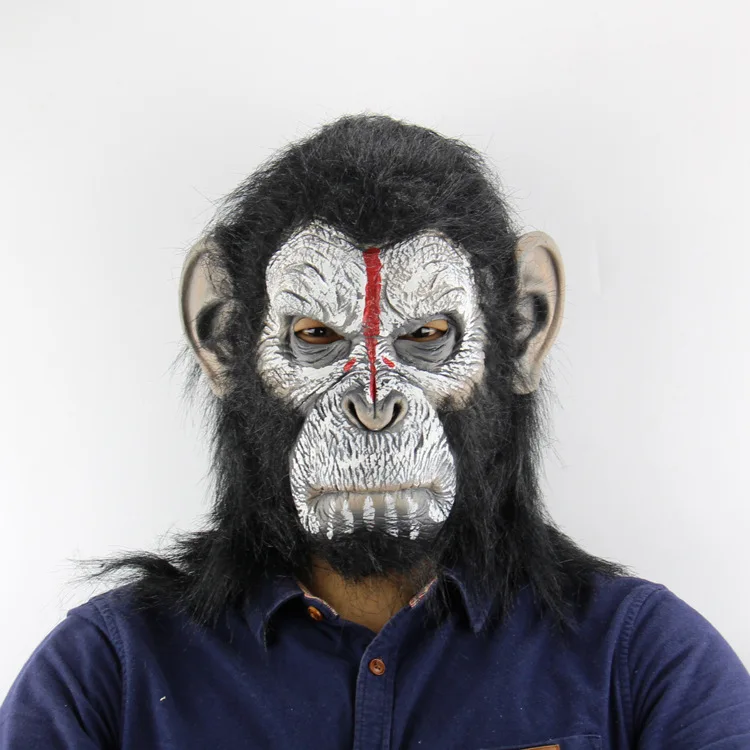 Забавная шапочка Shapka Maska Planet of the Apes Mask Czapka Meska Caps латексный реалистичный