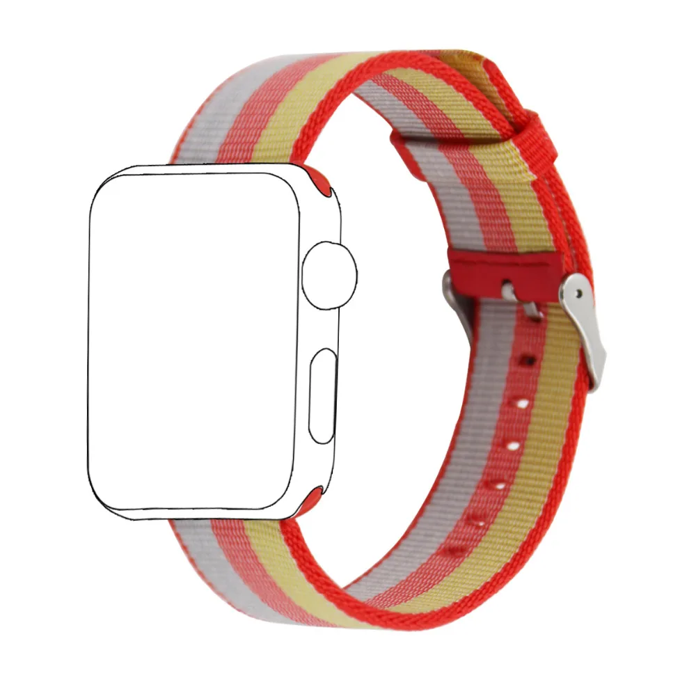 Ремешок nato для apple watch band apple watch 5 4 3 2 1 44 мм/40 мм 42 мм 38 мм iWatch ремешок для часов тканый нейлоновый браслет blet