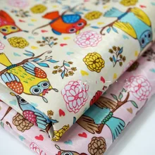 210D ПВХ покрытием водонепроницаемая ткань сова узоры ручной работы DIY Kidston скатерть сумки ткань