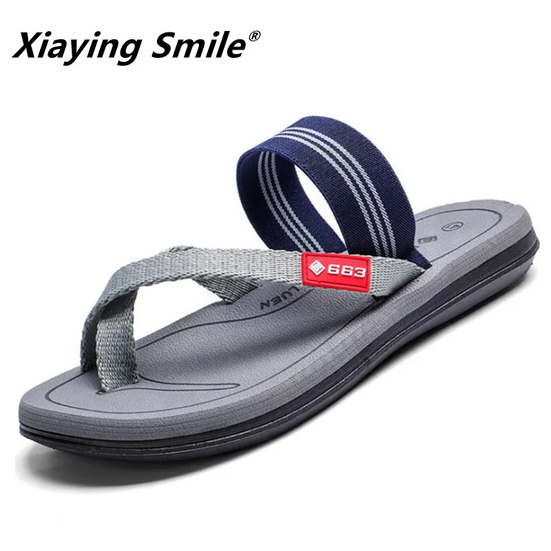 

Fashion Unisex Beach Sandals 2018 Summer Men's Outdoor Shoes Roman Men Casual Shoe Flip Flops Large Size 45 slippers Flat