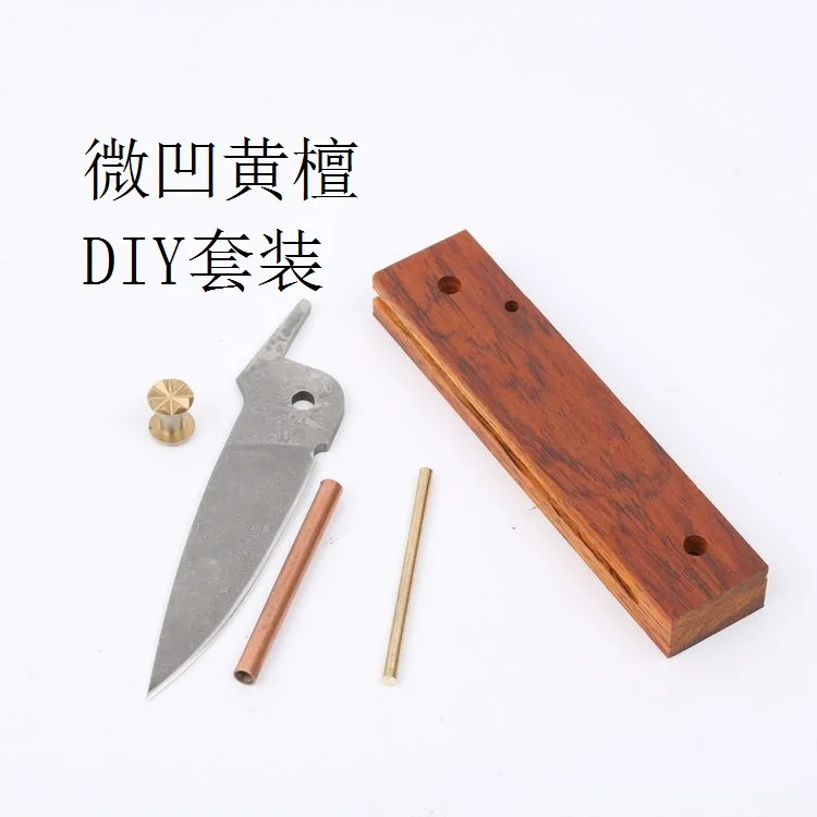 Медведь дома дятел ручной работы нож DIY EDC деревянная оболочка японский традиционный воссоздать нож