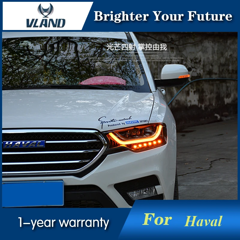 Фары для Haval H6 Coupe 2015 2016 головная лампа передняя Биксеноновая линза двойной луч