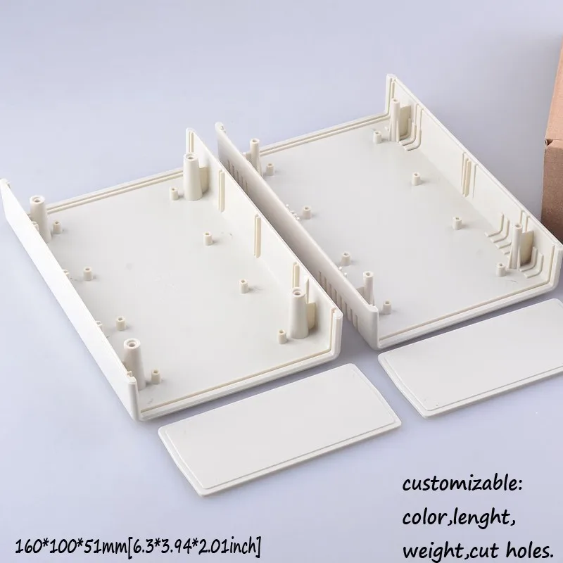 [2 цвета] 160*100*51 мм Пластиковый корпус для электронной распределительной коробки DIY проект коробка abs корпус pcb коробка переключателя