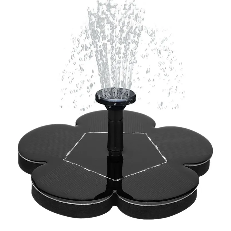 Fountains Water Pump Solar Power Bird Bath Fountain Water Floating Small Pond Garden Patio Decoration #2h01 (6)