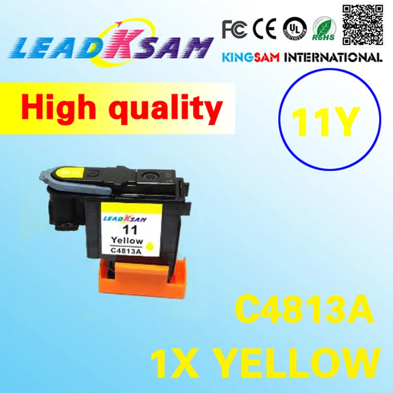 

1x high quality leadksam Yellow printhead compatible for hp11 500 510 500PS printer