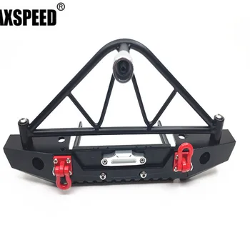 

Steel SCX10 anti-collision Rear Bumper w/ Winch Mount Shackle for Axial RC Crawler car #D